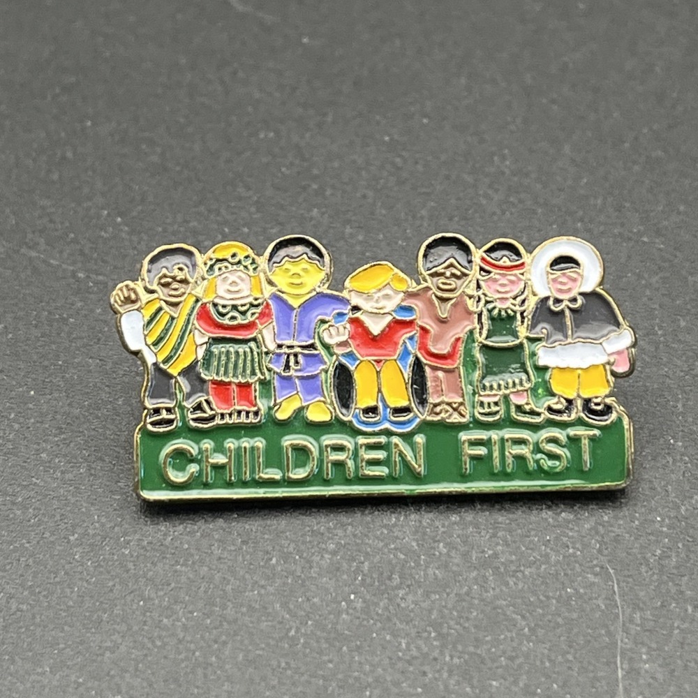 Vintage Children First Lapel Hat‎ Pin B5